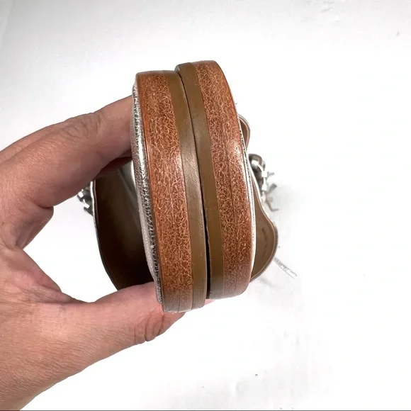 Loeffler Randall Kiki Tassel Flat Slide Sandal Sz 9.5 - Picture 8 of 10